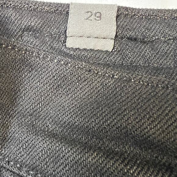 Citizens of Humanity Olivia High Rise Slim Lace Up Ankle Jeans Black Size 29 - Picture 9 of 14